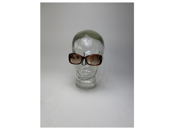Occhiali da sole vintage Loewe in acetato tartarugato marrone oro - vista 11