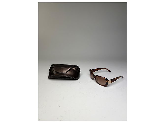 Occhiali da sole vintage Loewe in acetato tartarugato marrone oro - vista 13