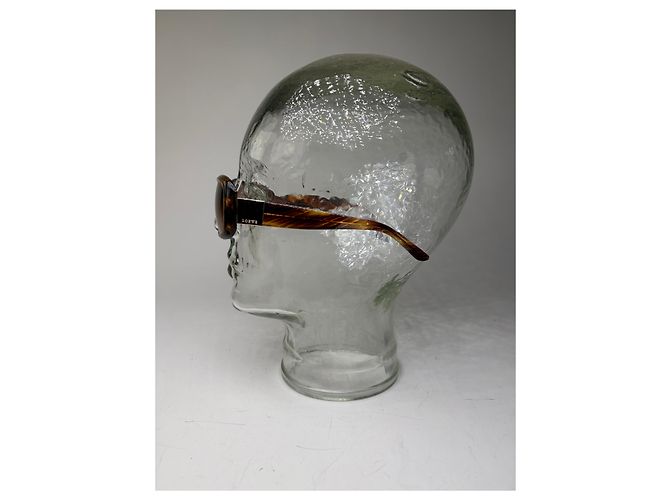 Occhiali da sole vintage Loewe in acetato tartarugato marrone oro - vista 3