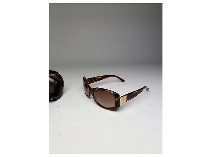 Occhiali da sole vintage Loewe in acetato tartarugato marrone oro - vista 6