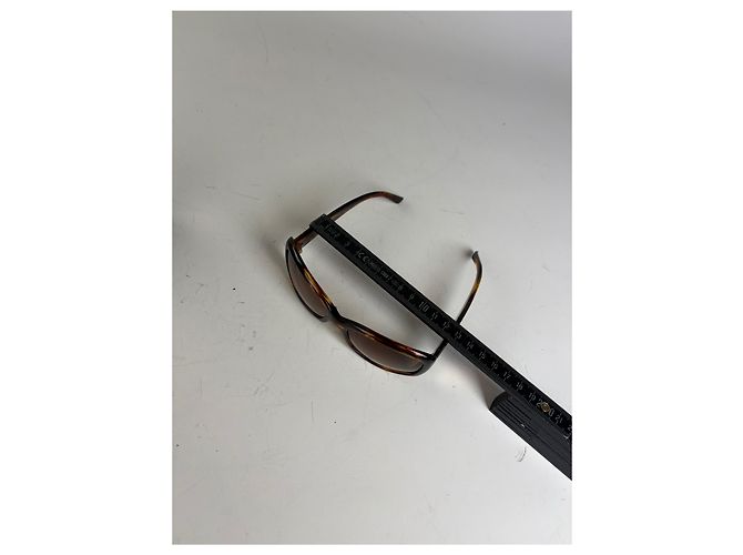 Occhiali da sole vintage Loewe in acetato tartarugato marrone oro - vista 9