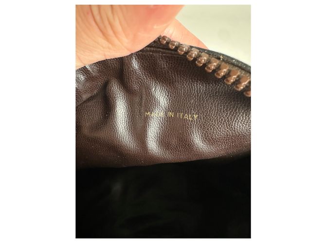 Céline Vintage Celine C Monogram Canvas Tote Beige Braun Gold Anthrazitgrau - Ansicht 5