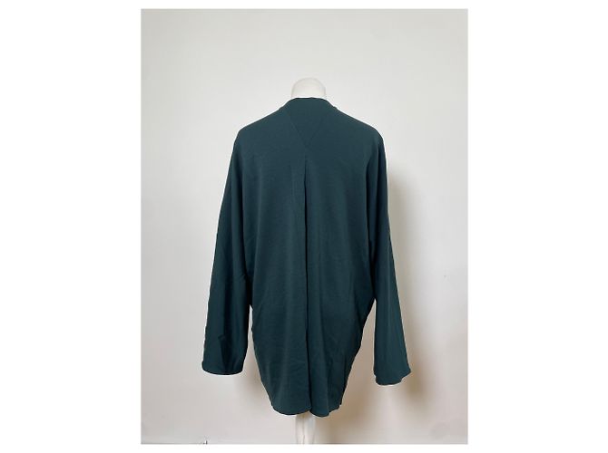 Vintage Issey Miyake Permanete Baumwoll-Cardigan Teal L Blau - Ansicht 3