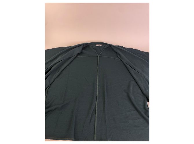 Vintage Issey Miyake Permanete Baumwoll-Cardigan Teal L Blau - Ansicht 6