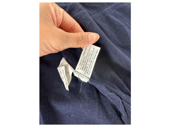 Autre Marque Vintage Issue Cotton Blend Jacket Navy Silver Buttons M Navy blue - view 9