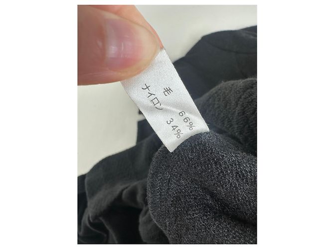 Chloé Vintage Chloe Wollmischung Langarmkleid Schwarz L - Ansicht 10