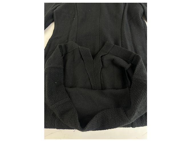 Chloé Vintage Chloe Wollmischung Langarmkleid Schwarz L - Ansicht 7