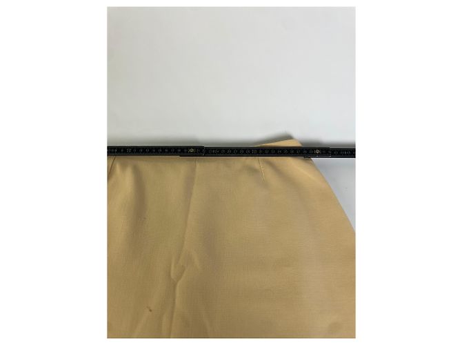 Céline Gonna a trapezio vintage Celine beige Francia L - vue 9