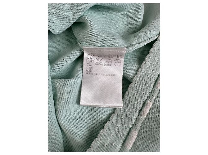 T-shirt Vintage Courreges in misto rayon Verde menta S - vista 9