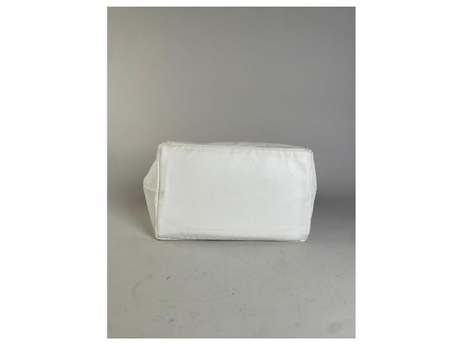 Comme Des Garcons Vintage Comme des Garçons Synthetik Tote Bag Rot Weiß - Ansicht 9