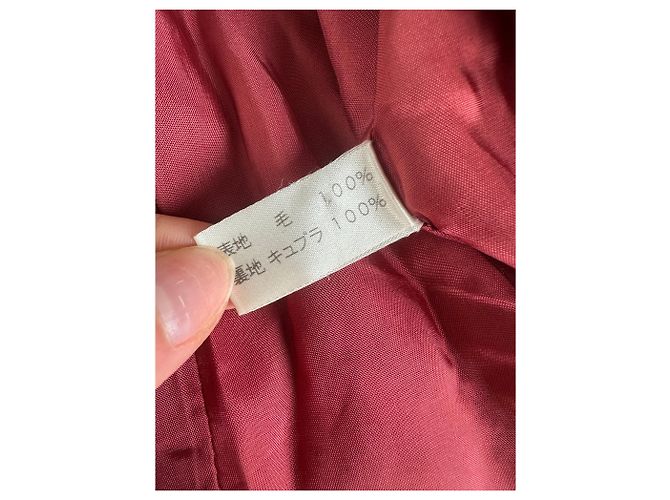 Chloé Vintage Chloe Wool Blend Coat Rust M Red - view 8