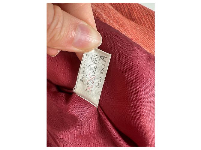 Chloé Vintage Chloe Wool Blend Coat Rust M Red - view 9