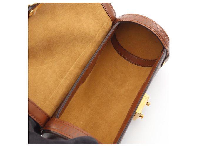 Borsa Louis Vuitton Papillon Trunk Monogram Marrone Monogramma - vista 3