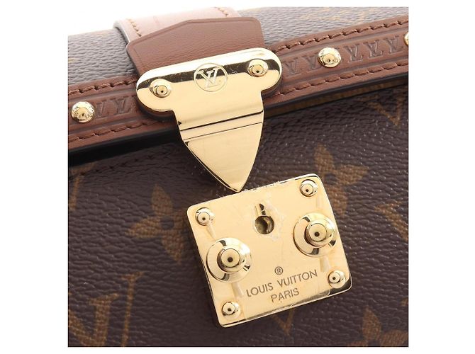 Borsa Louis Vuitton Papillon Trunk Monogram Marrone Monogramma - vista 5