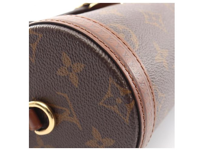 Borsa Louis Vuitton Papillon Trunk Monogram Marrone Monogramma - vista 7