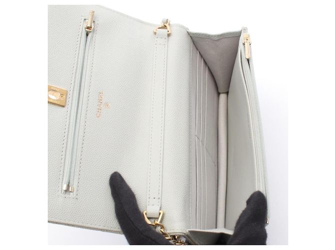 Borsa Chanel Matelassé Grigia Marrone - vista 3
