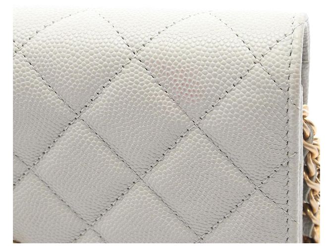 Borsa Chanel Matelassé Grigia Marrone - vista 9