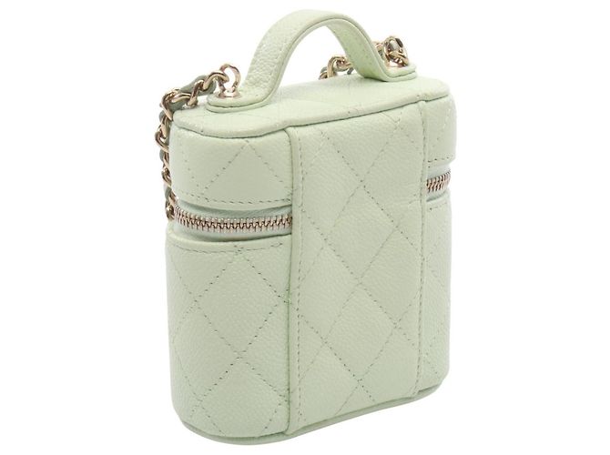 Borsa a Spalla Chanel Matelassé Verde - vista 2
