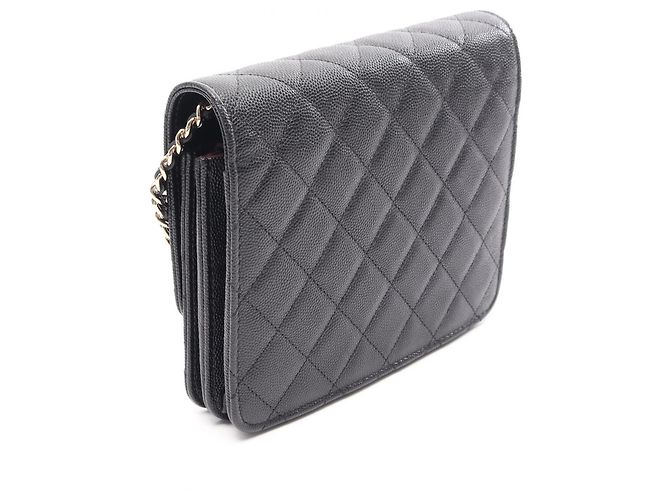 Borsa a Spalla Chanel Matelassé Nero - vista 2
