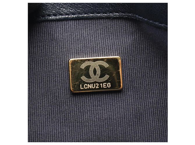 Borsa Chanel Matelassé Blu Navy - vista 5