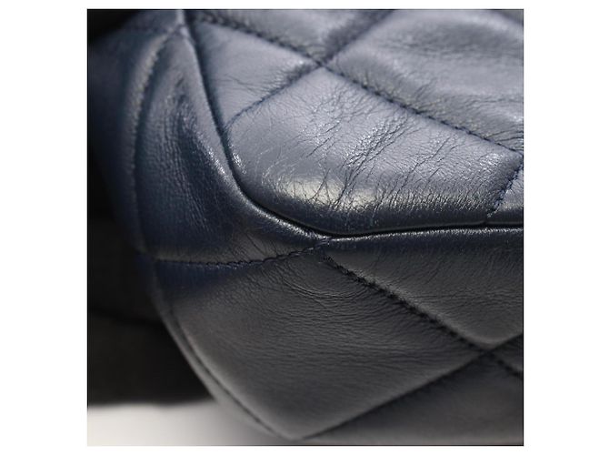 Borsa Chanel Matelassé Blu Navy - vista 8