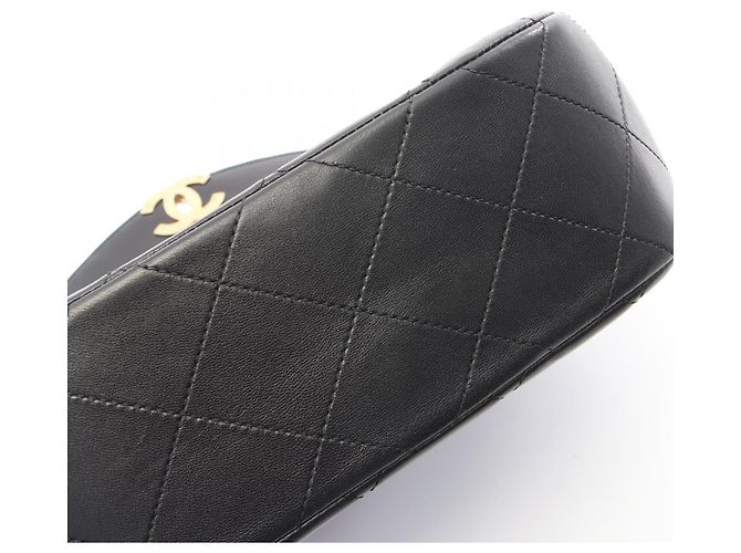 Borsa Chanel Matelassé in pelle di agnello nera Nero - vista 7