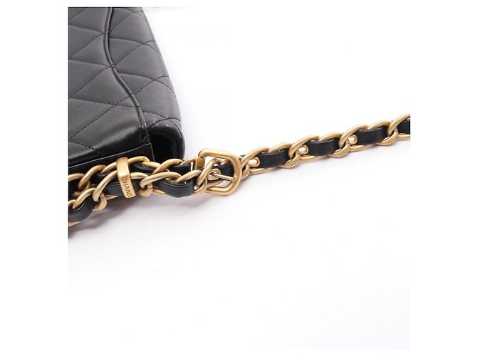 Borsa a Spalla Chanel Matelassé Nero - vista 8