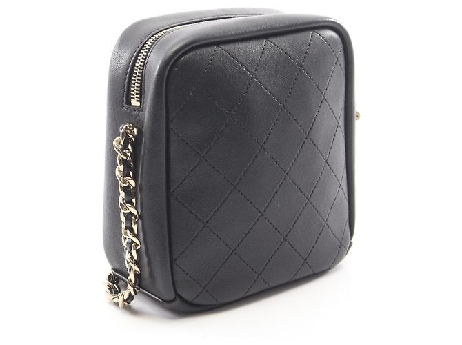 Borsa a tracolla piccola Matelassé Chanel Nero - vista 2