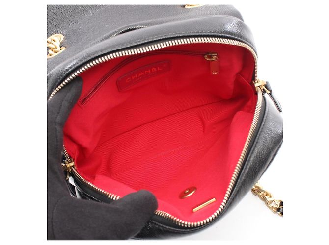Zaino/Borsa a mano Chanel 2.55 Matelassé con catena Nero - vista 3
