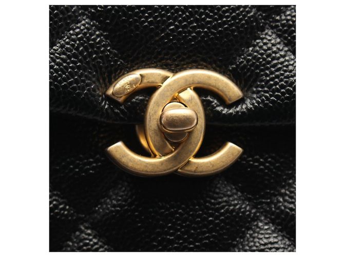 Zaino/Borsa a mano Chanel 2.55 Matelassé con catena Nero - vista 6
