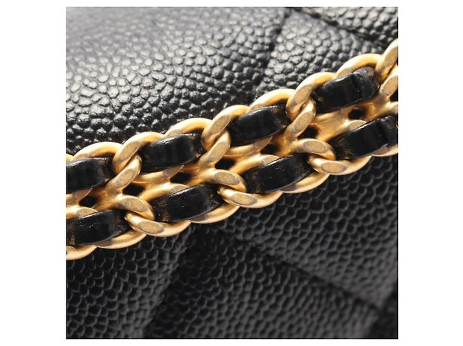 Zaino/Borsa a mano Chanel 2.55 Matelassé con catena Nero - vista 8