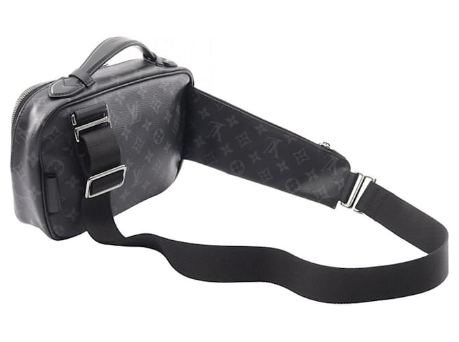 Marsupio Louis Vuitton Monogram Eclipse Nero Monogramma - vista 2