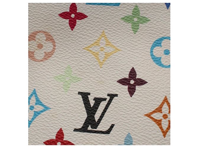 Bolso de hombro Louis Vuitton Boulogne Monogram Multicolor Blanco - vista 12