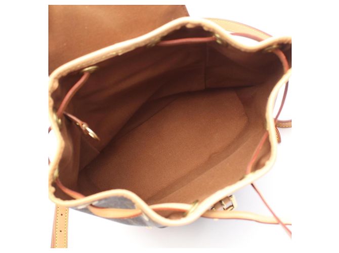 Zaino/Borsa Mini Montsouris Monogram Louis Vuitton Marrone Monogramma - vista 3