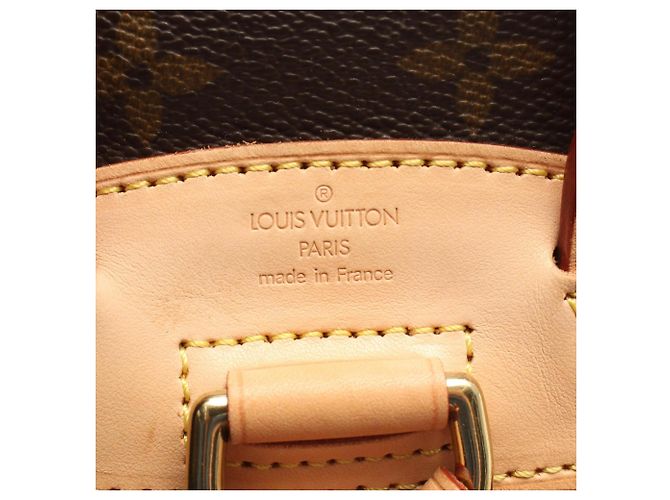Zaino/Borsa Mini Montsouris Monogram Louis Vuitton Marrone Monogramma - vista 4