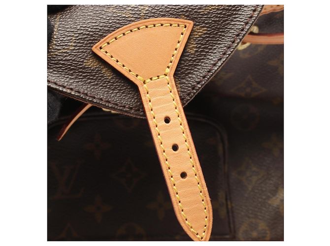 Zaino/Borsa Mini Montsouris Monogram Louis Vuitton Marrone Monogramma - vista 7
