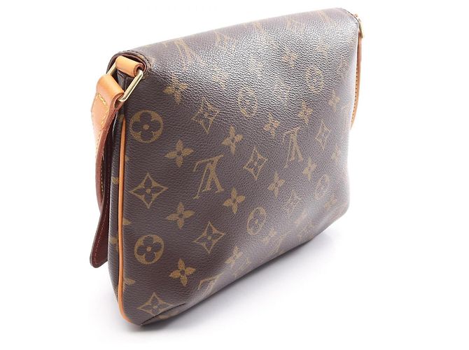 Borsa a tracolla Louis Vuitton Musette Tango Marrone Monogramma - vista 2