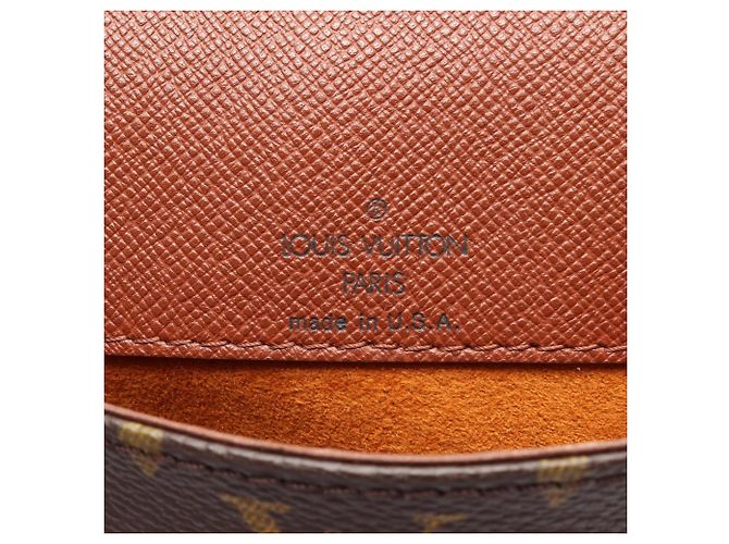 Borsa a tracolla Louis Vuitton Musette Tango Marrone Monogramma - vista 4