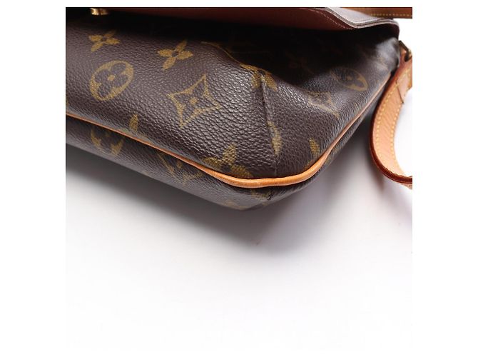 Borsa a tracolla Louis Vuitton Musette Tango Marrone Monogramma - vista 6
