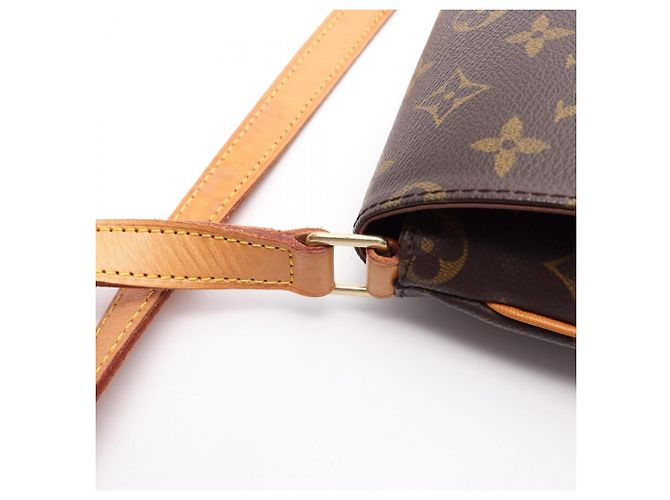 Borsa a tracolla Louis Vuitton Musette Tango Marrone Monogramma - vista 8