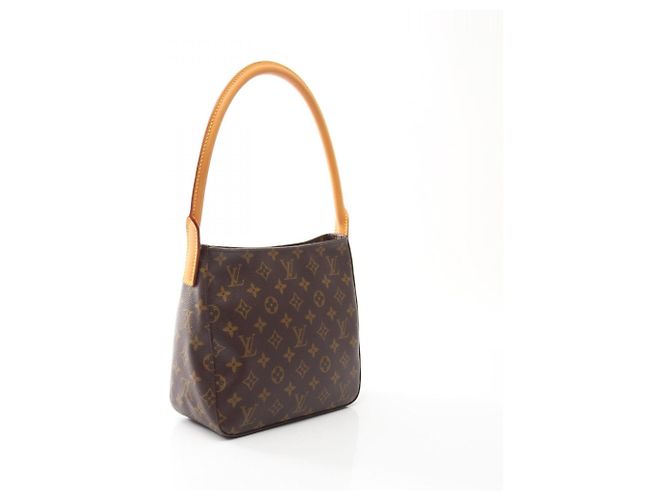 Borsa a tracolla Louis Vuitton Looping MM Monogram Marrone Monogramma - vista 2