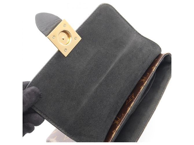 Borsa 2-Way Louis Vuitton Rocky BB Monogram Noir Marrone Nero Monogramma - vista 5