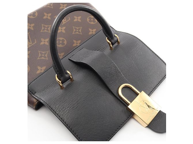 Borsa 2-Way Louis Vuitton Rocky BB Monogram Noir Marrone Nero Monogramma - vista 7