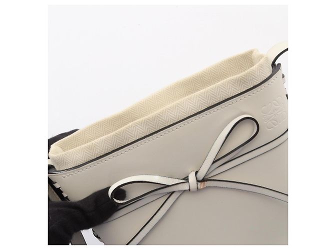 Borsa a tracolla Loewe Ikebana Bianco - vista 6
