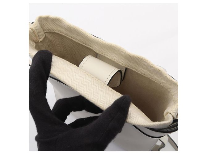Borsa a tracolla Loewe Ikebana Bianco - vista 7