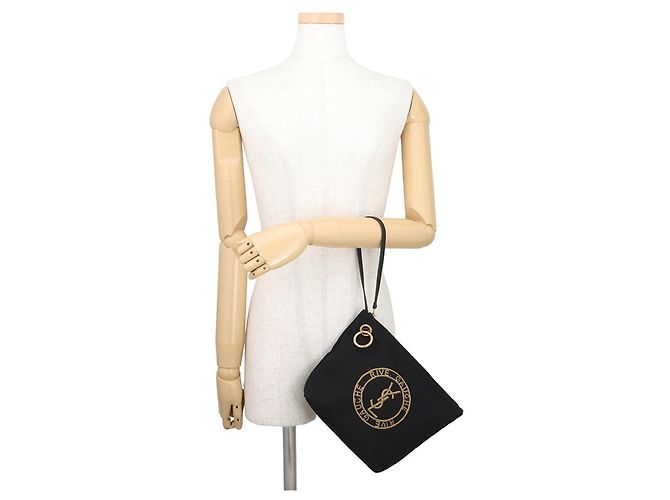 Borsa Yves Saint Laurent Rive Gauche Nero - vista 4