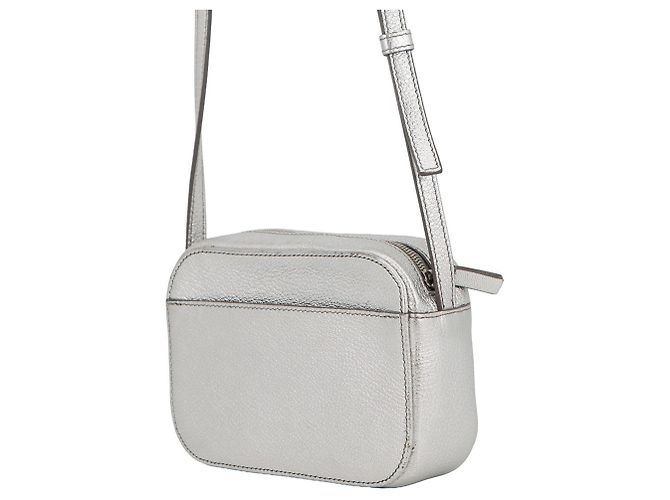 Everyday Borsa a tracolla in pelle Balenciaga XS Argento - vista 2