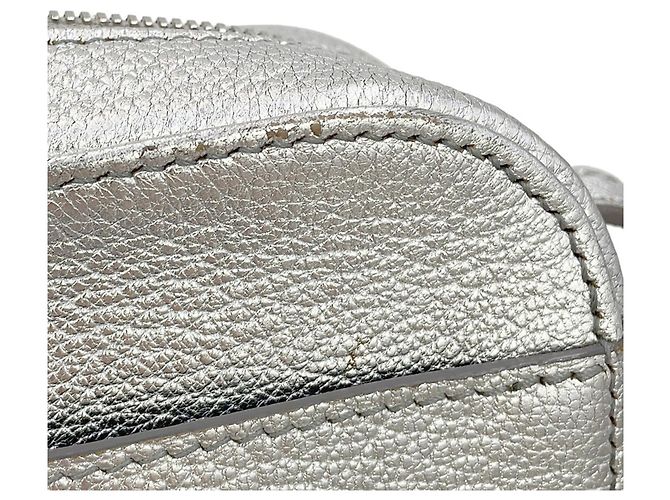 Everyday Borsa a tracolla in pelle Balenciaga XS Argento - vista 6