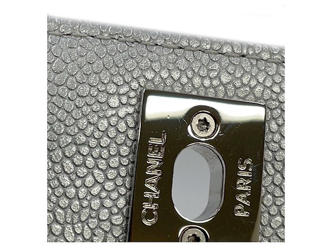 Borsa Chanel Matelassé in argento - vista 11