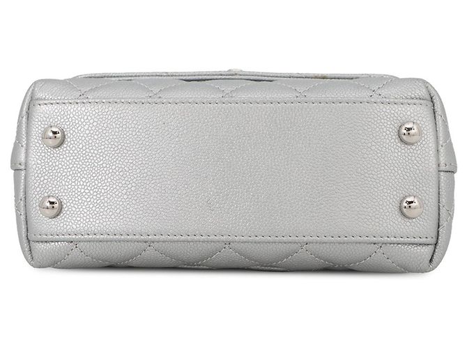 Borsa Chanel Matelassé in argento - vista 3